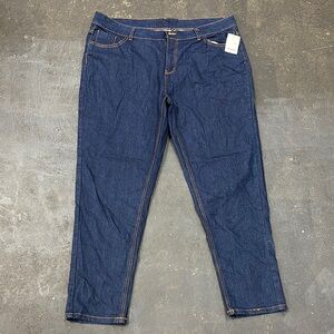 Dark Blue Skinny Denim Jeans